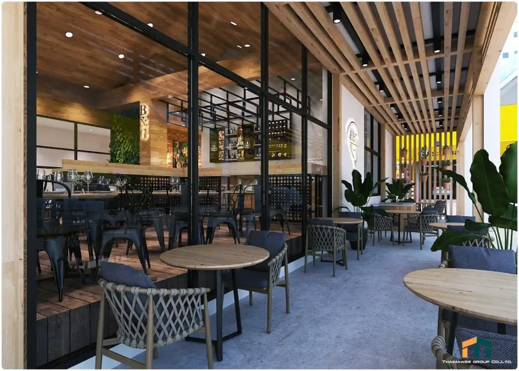 ออกแบบร้านอาหาร 