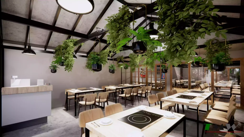 ออกแบบร้านชาบู ปิ้งย่าง