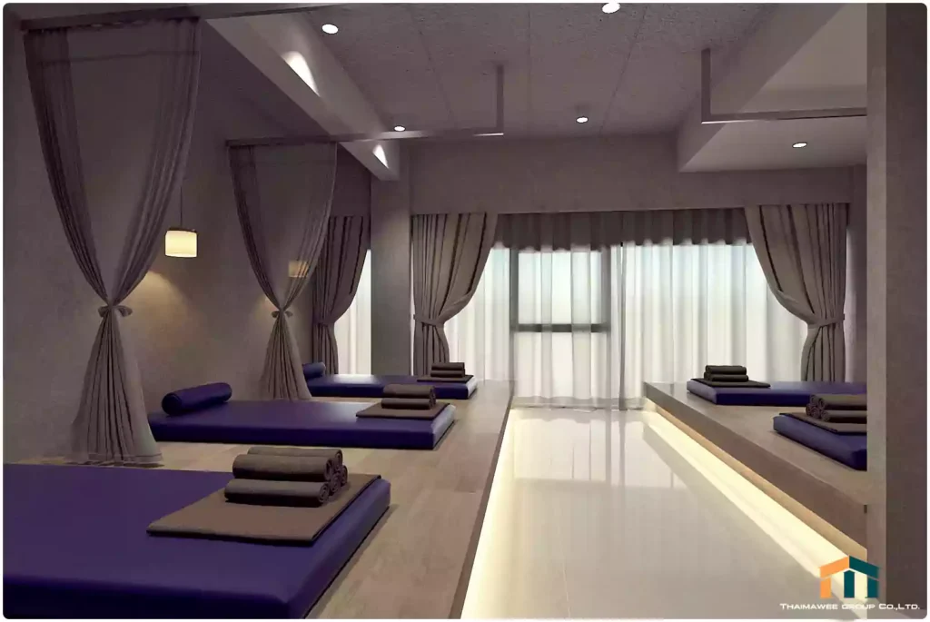 ออกแบบ ดีไซน์ร้านสปา