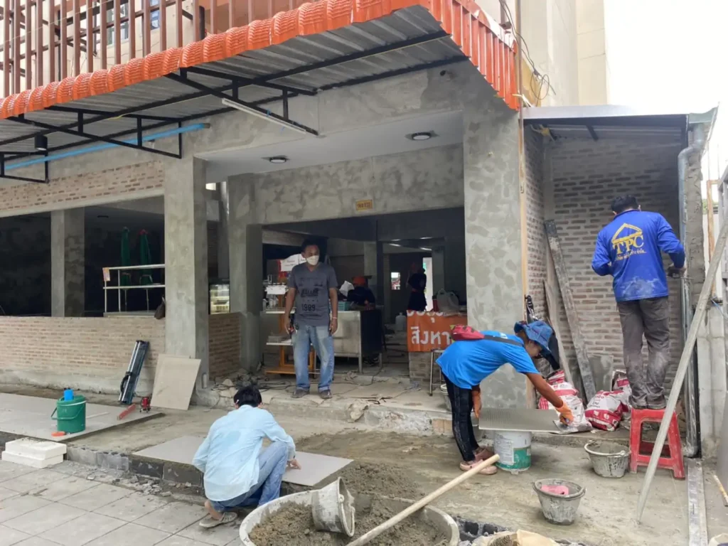 ผลงานรีโนเวทร้านขายข้าวมันไก่