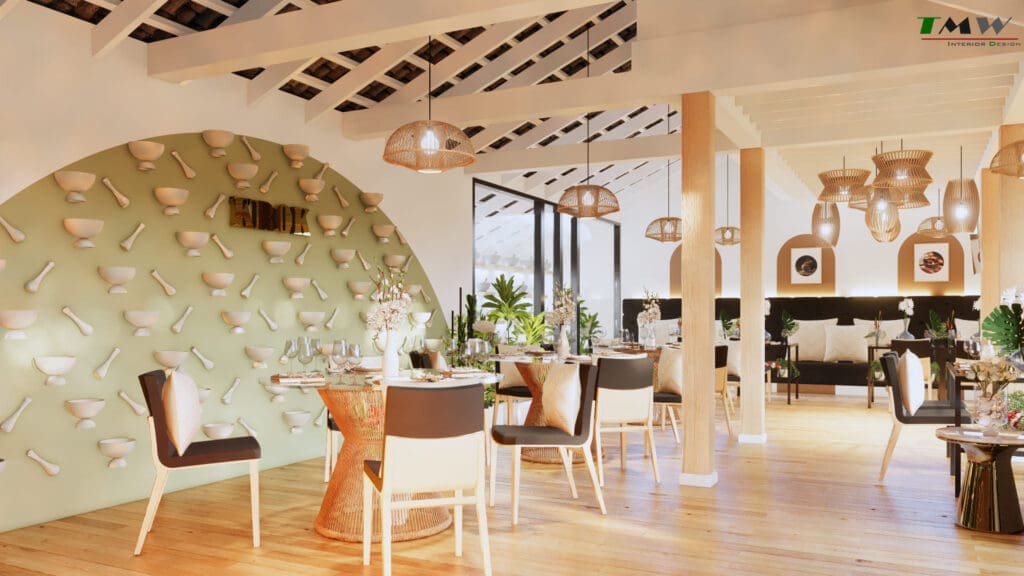 แบบร้านอาหารมินิมอล