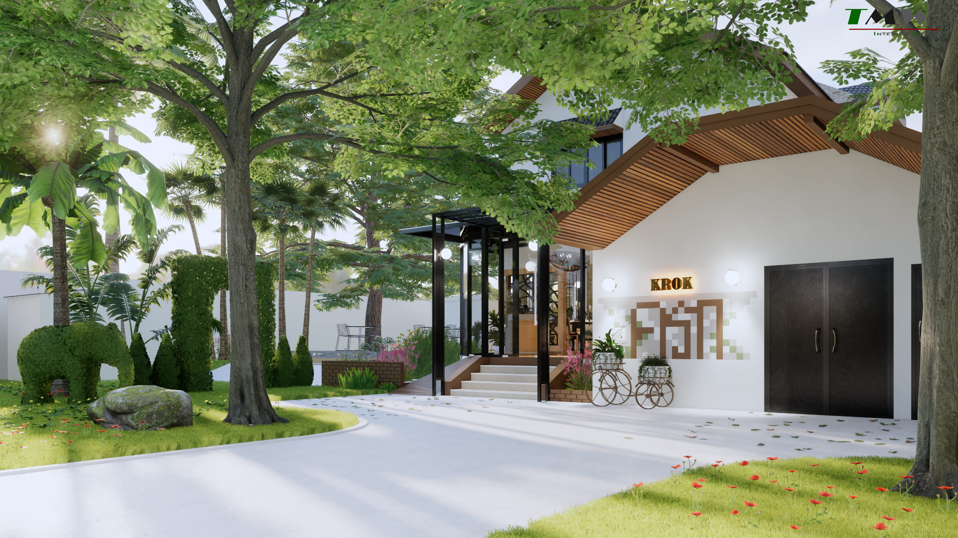 แบบร้านอาหารมินิมอล