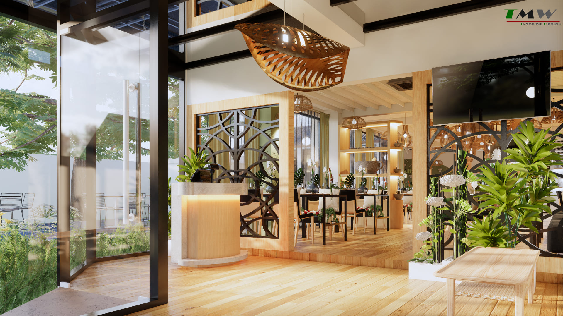 แบบร้านอาหารมินิมอล