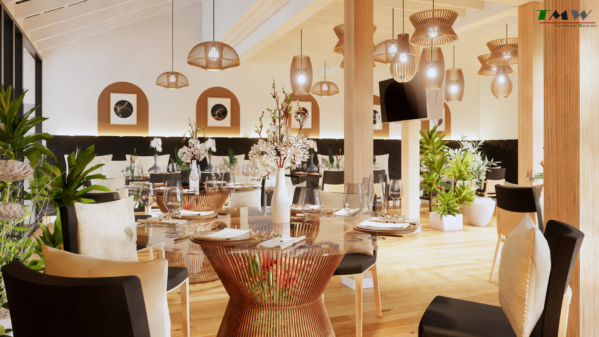 แบบร้านอาหารมินิมอล