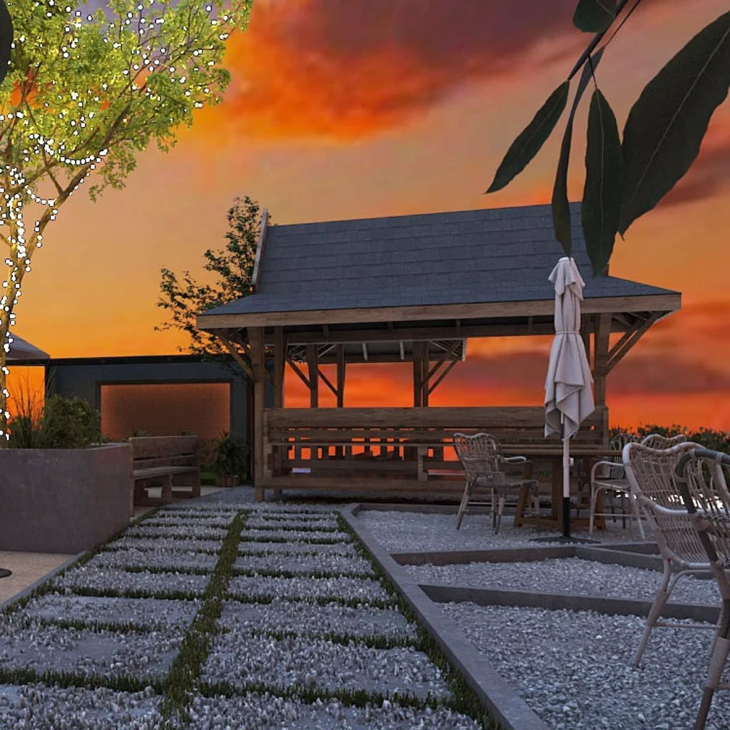 รับออกแบบ ตกแต่งร้านอาหาร สไตล์ ธรรมชาติ