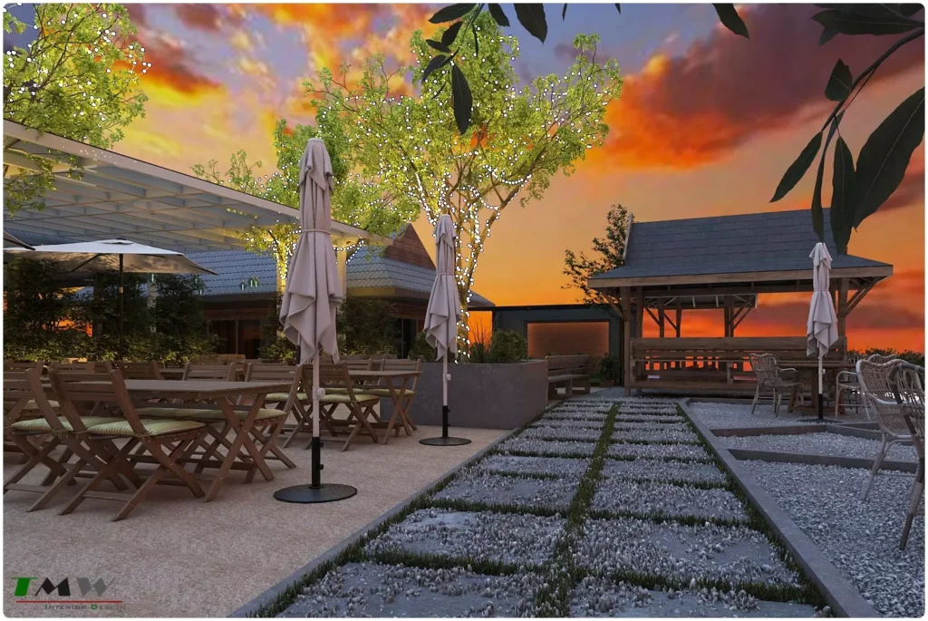 รับออกแบบ ตกแต่งร้านอาหาร สไตล์ ธรรมชาติ