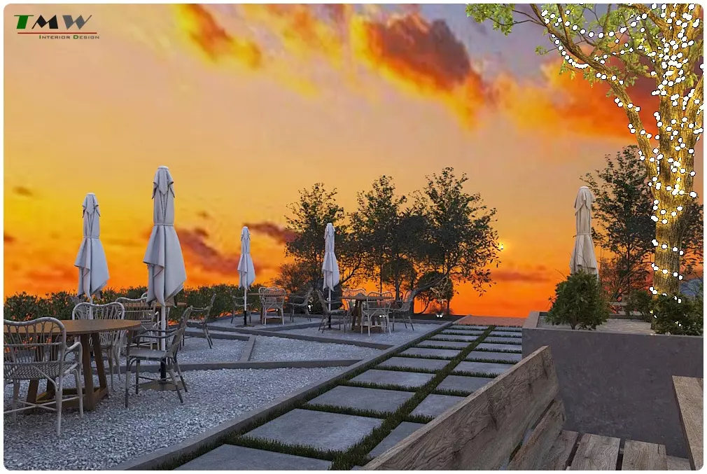 รับออกแบบ ตกแต่งร้านอาหาร สไตล์ ธรรมชาติ