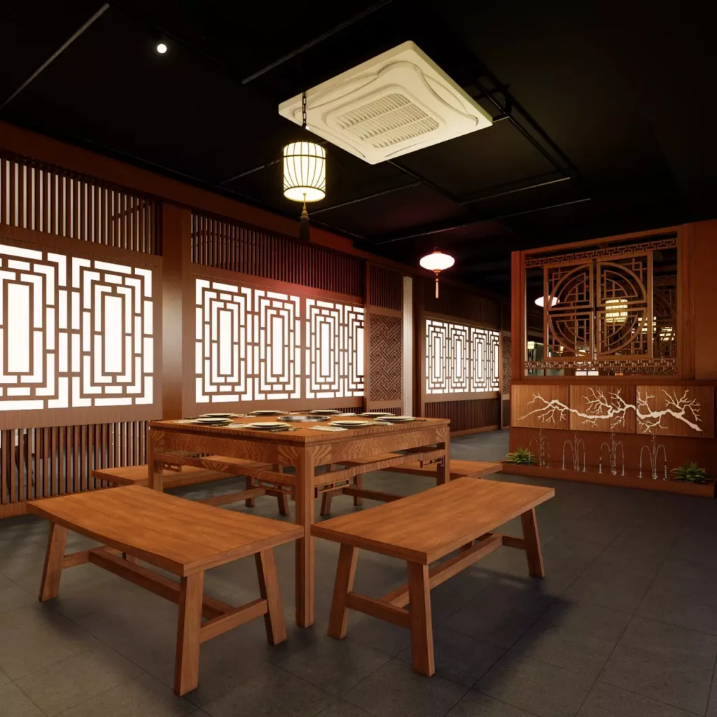 ออกแบบร้านอาหารจีน