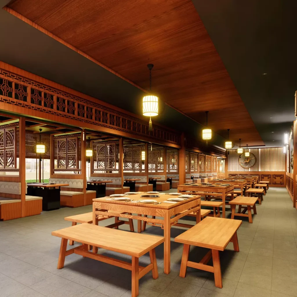 รับออกแบบร้านอาหารจีน