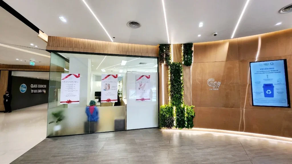 ออกแบบตกแต่งคลินิกความงาม