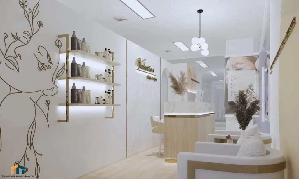 ออกแบบตกแต่งคลินิกความงาม