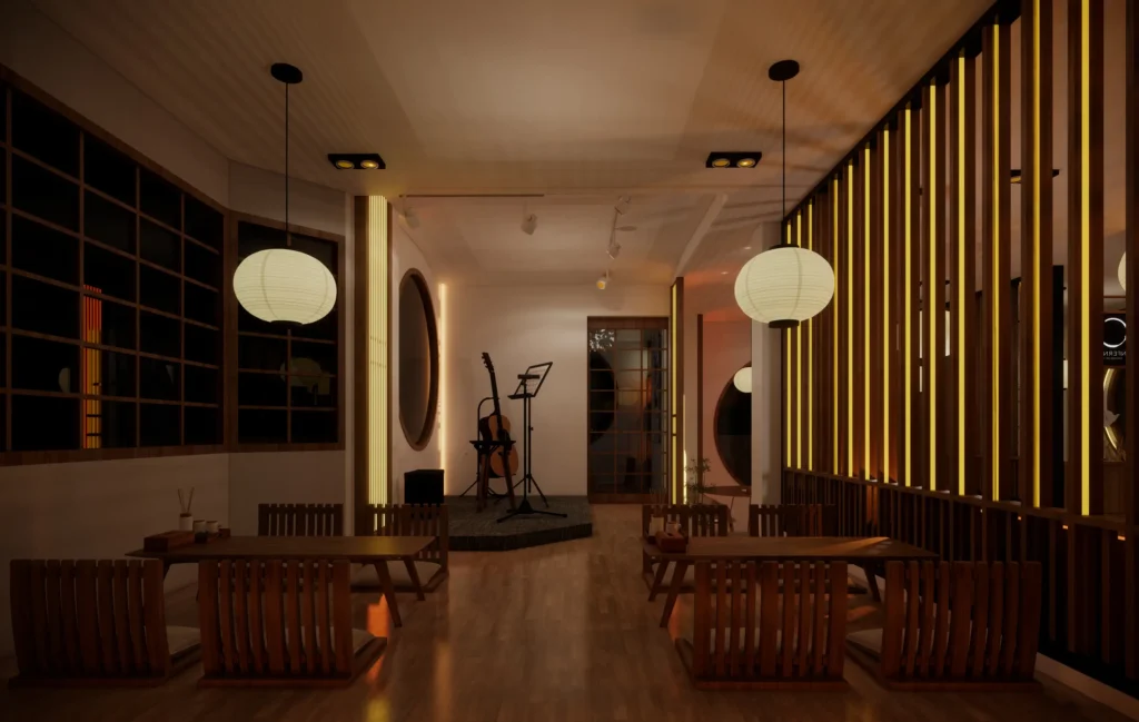 ออกแบบคาเฟ่ ตึกแถว