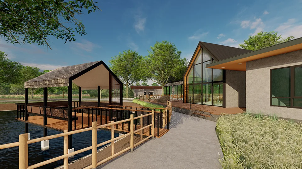 ออกแบบคาเฟ่ ตึกแถว