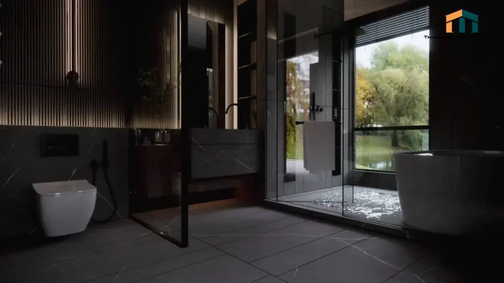 ออกแบบภายในบ้านห้องน้ำ