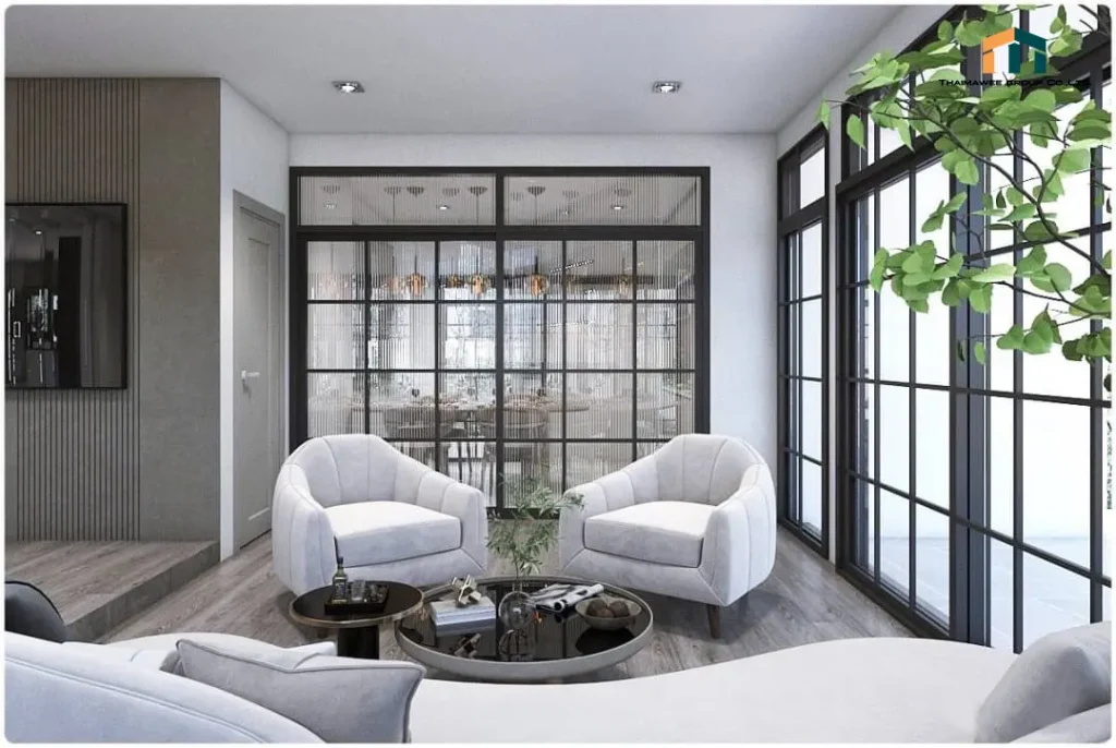 ออกแบบภายในห้องรับแขก