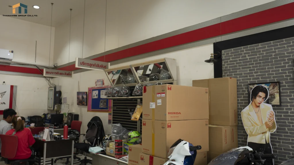 รีโนเวทศูนย์รถจักรยานยนต์ฮอนด้า