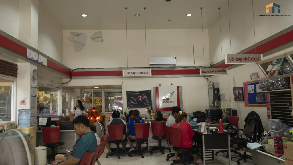 รีโนเวทศูนย์รถจักรยานยนต์ฮอนด้า