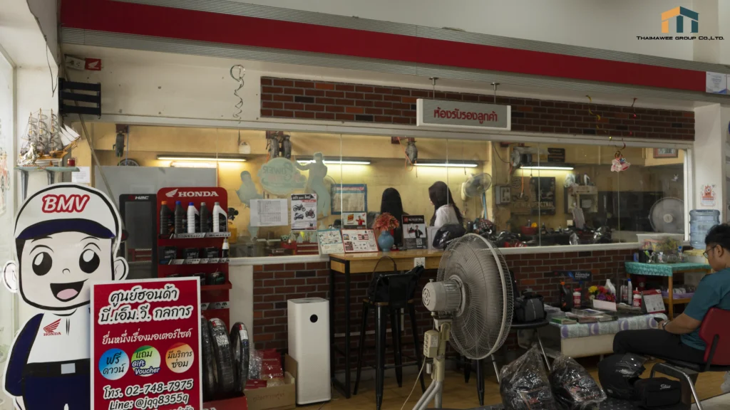 รีโนเวทศูนย์รถจักรยานยนต์ฮอนด้า