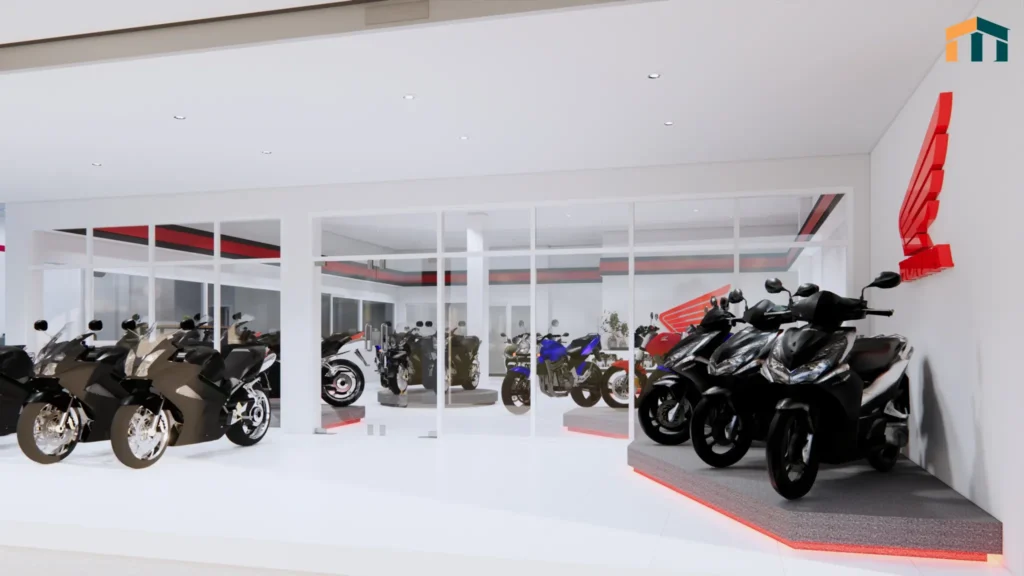 รีโนเวทศูนย์รถจักรยานยนต์ฮอนด้า