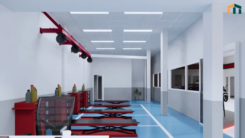 รีโนเวทศูนย์รถจักรยานยนต์ฮอนด้า