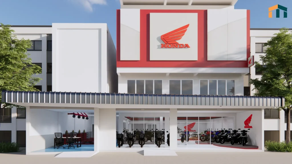 รีโนเวทศูนย์รถจักรยานยนต์ฮอนด้า