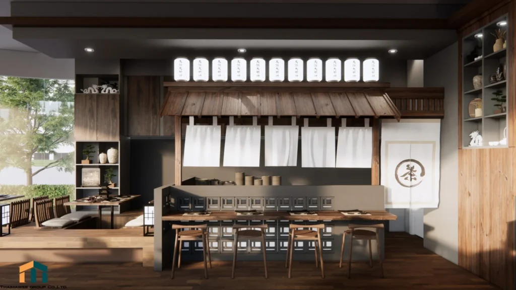 ออกแบบร้านอาหาร บุฟเฟต์