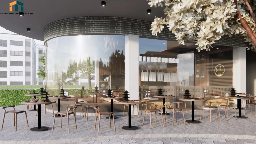 ออกแบบร้านอาหาร บุฟเฟต์