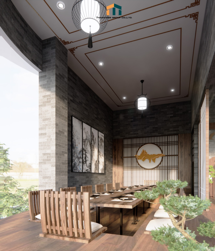 ออกแบบร้านอาหาร บุฟเฟต์