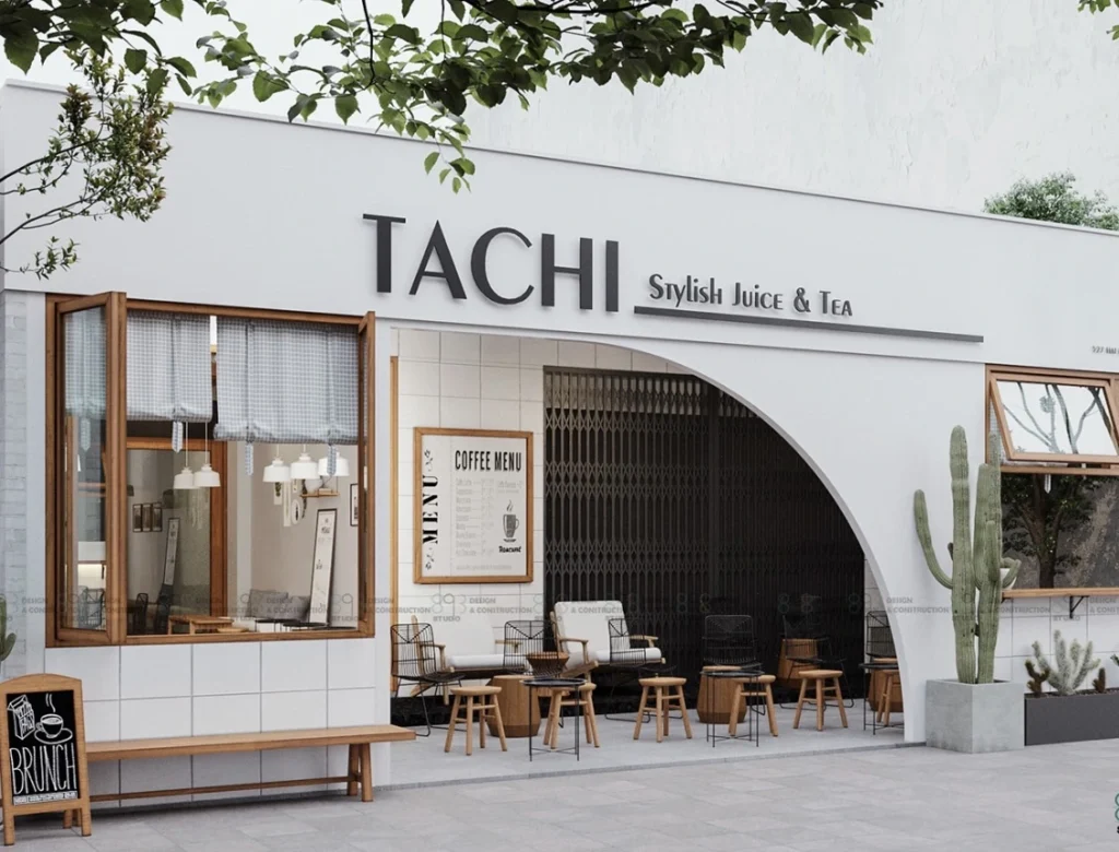 ออกแบบร้านชาไข่มุก