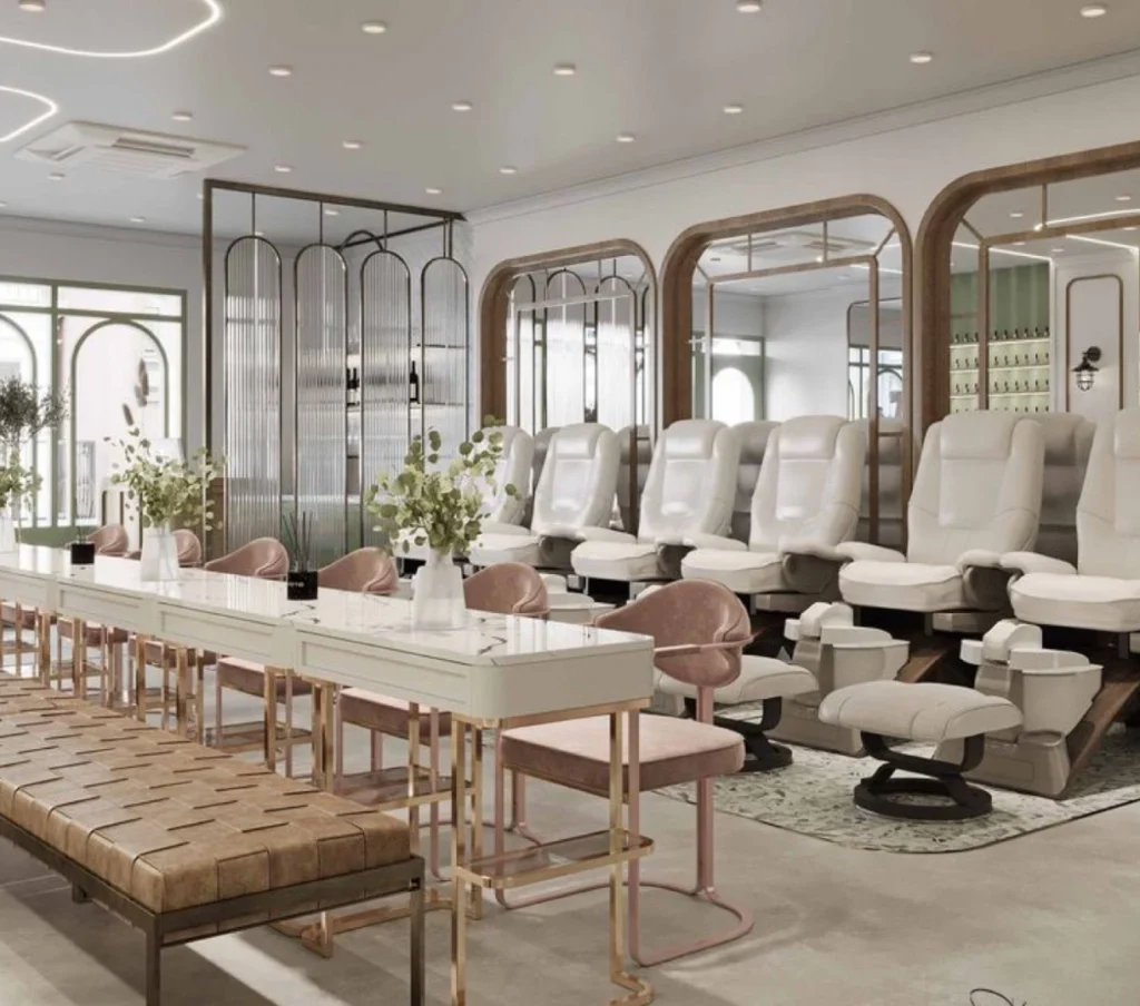 รับออกแบบร้านทําเล็บ