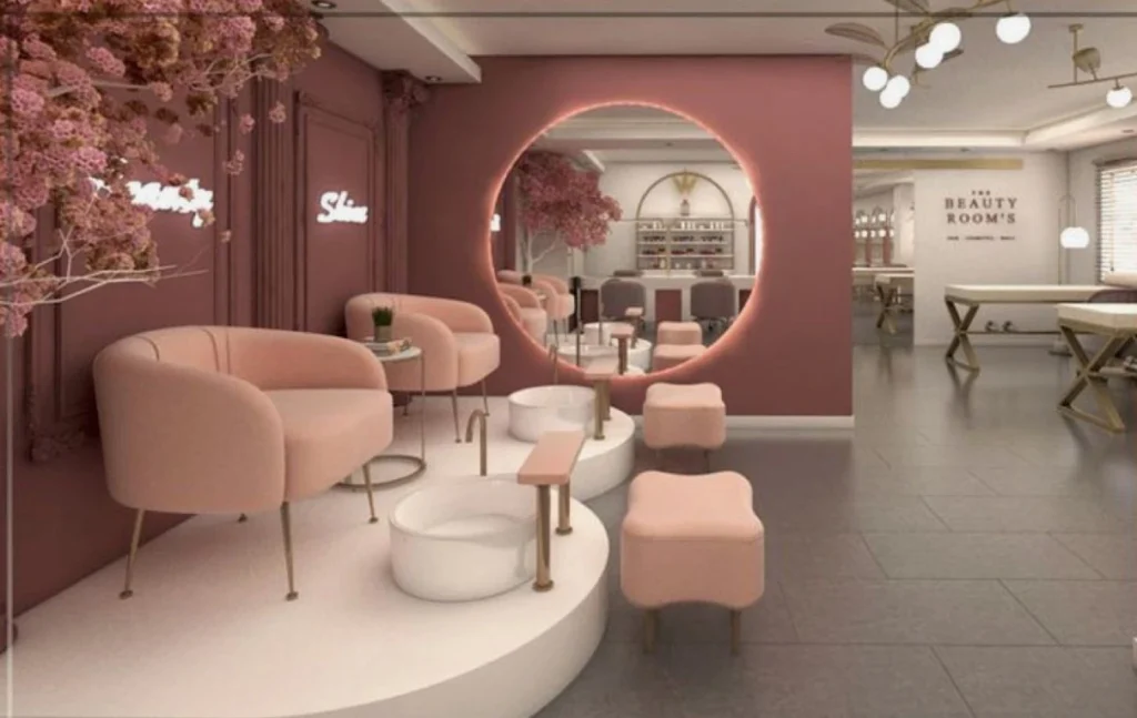 รับออกแบบร้านทําเล็บ