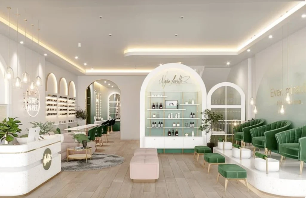 รับออกแบบร้านทําเล็บ