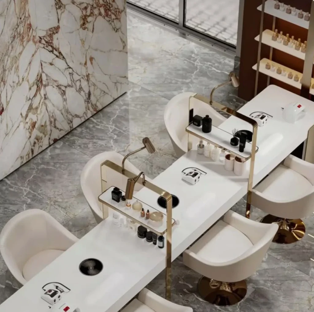 รับออกแบบร้านทําเล็บ