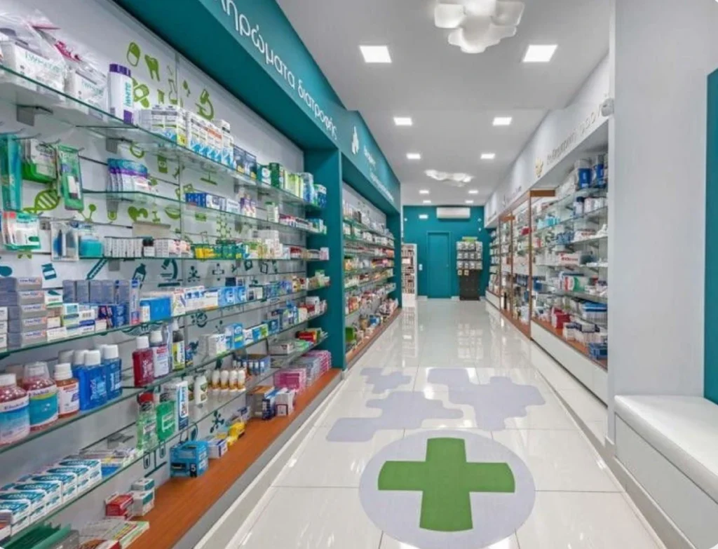 ออกแบบร้านยา 1 คูหา